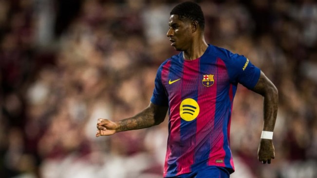 Rashford debut bareng Barcelona. [Instagram]